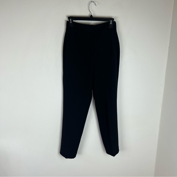 Aritzia Babaton Black Creased High Rise Trousers Pants Size 2 - Picture 5 of 9